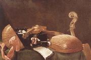 BASCHENIS, Evaristo Still Life with Musical Insteruments (mk08) USA oil painting reproduction